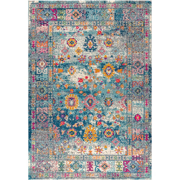Vibrant bohemian Flair Boho Vintage Medallion Area Rug